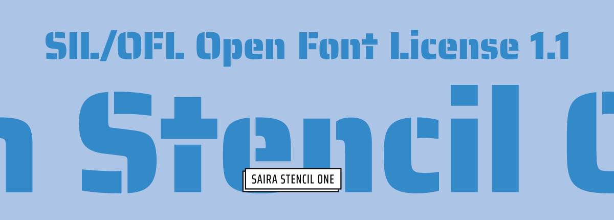 Saira Stencil One - Slider 1