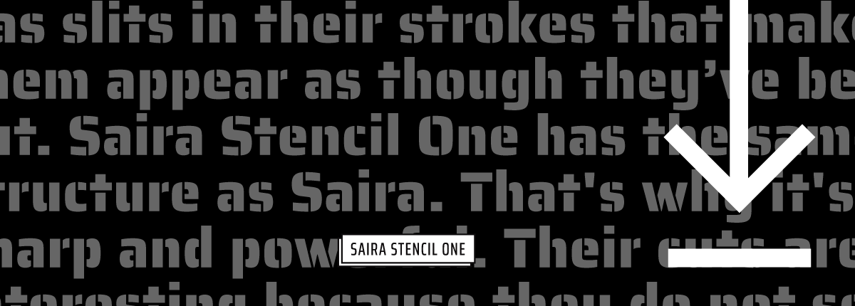 Saira Stencil One - Slider 3